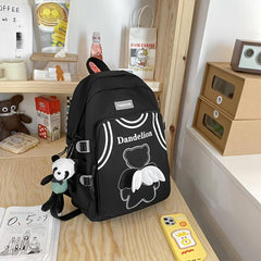 Shoulder Backpack Bear Wings Adjustable School Bag