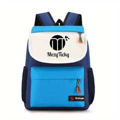 Mezyticky Student Flap Backpack Kids Large Capacity Schoolbag