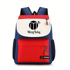 Mezyticky Student Flap Backpack Kids Large Capacity Schoolbag