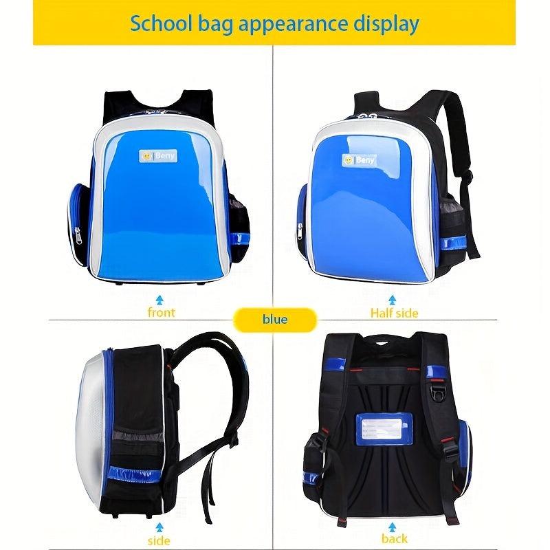 Boys Waterproof Backpack Large Capacity for Primary School Students