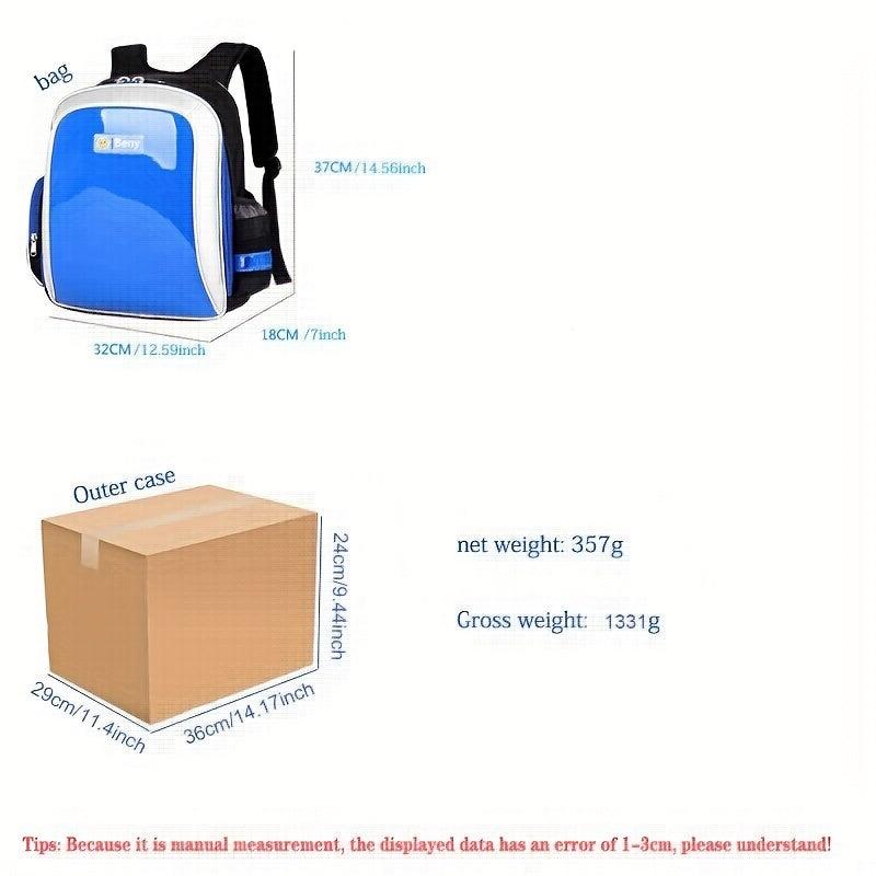Boys Waterproof Backpack Large Capacity for Primary School Students