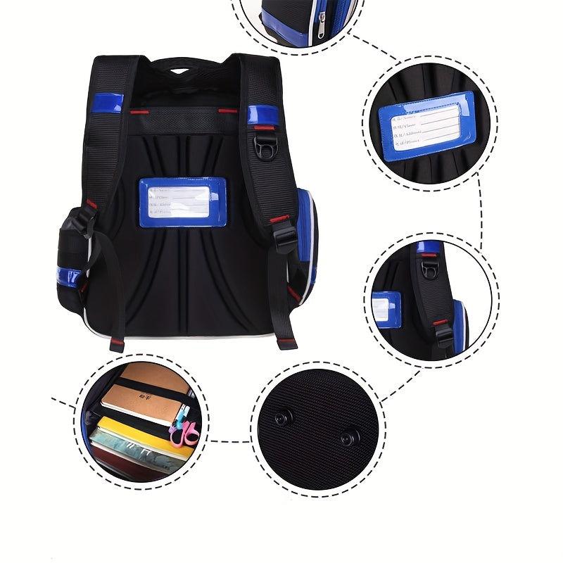 Boys Waterproof Backpack Large Capacity for Primary School Students