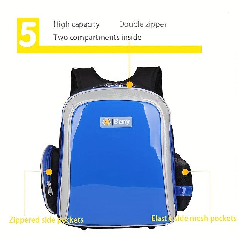 Boys Waterproof Backpack Large Capacity for Primary School Students