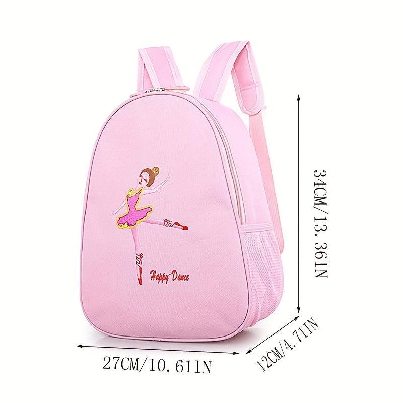 Kids Ballet Dance Bag Large Capacity Sweet Girls Backpack