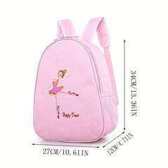 Kids Ballet Dance Bag Large Capacity Sweet Girls Backpack