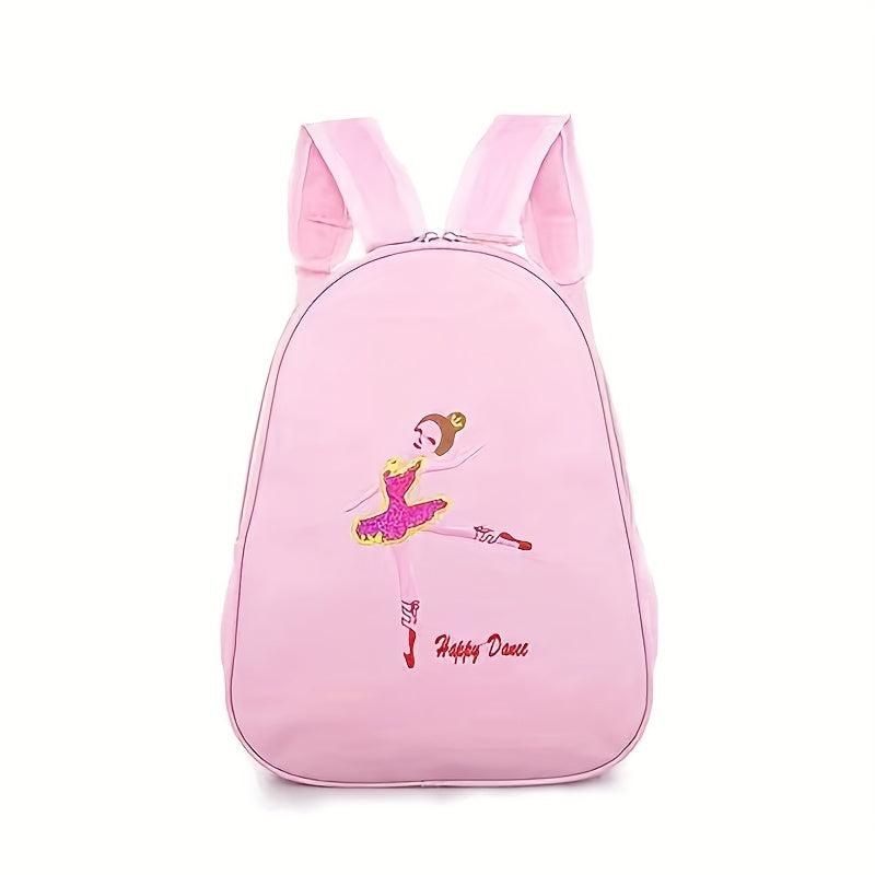 Kids Ballet Dance Bag Large Capacity Sweet Girls Backpack