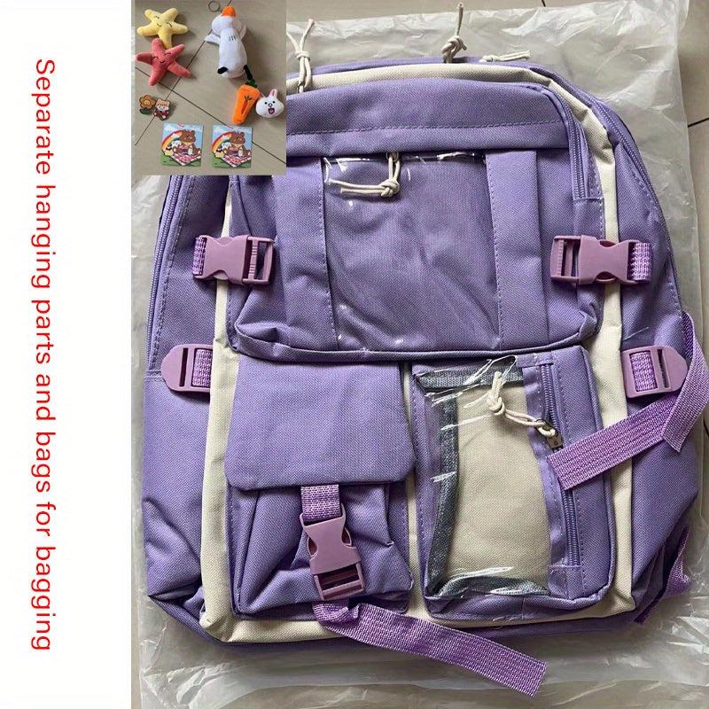 Lightweight Schoolbag Backpack Student Travel Bag High School Students Backpack