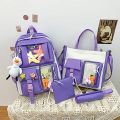 Lightweight Schoolbag Backpack Student Travel Bag High School Students Backpack