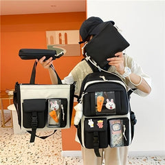 Lightweight Schoolbag Backpack Student Travel Bag High School Students Backpack
