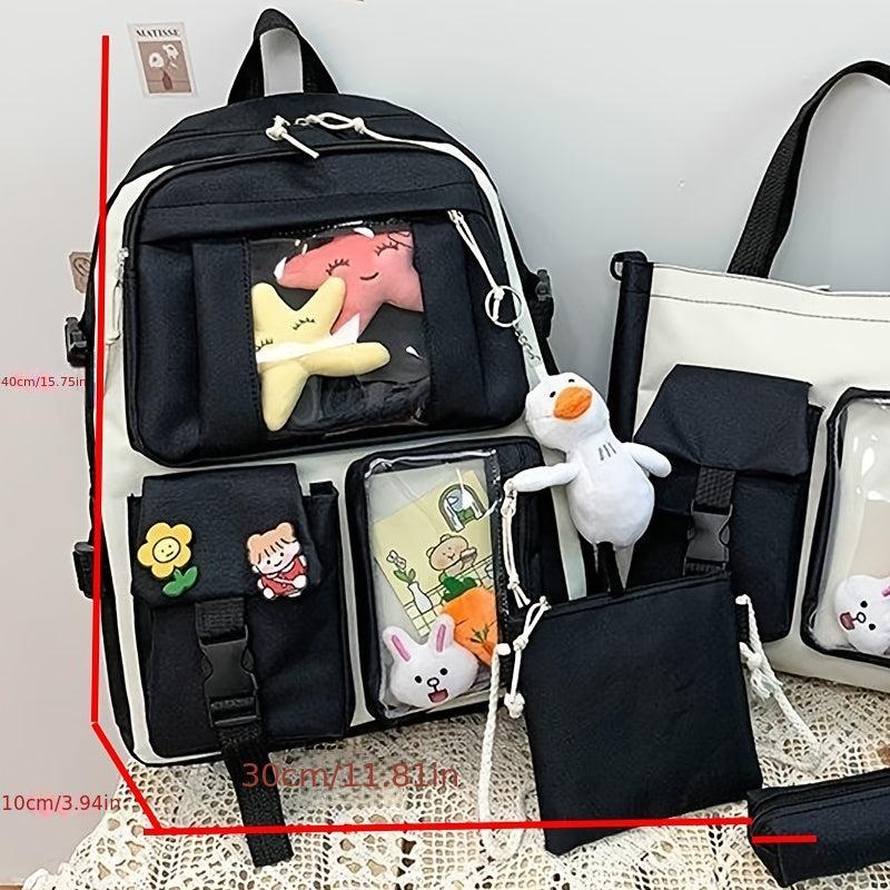 Lightweight Schoolbag Backpack Student Travel Bag High School Students Backpack