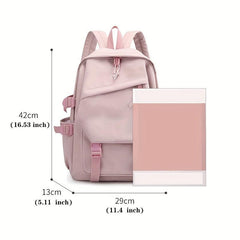 Houndstooth Bird Pattern Backpack School Bag