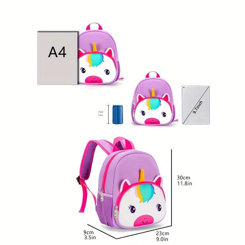 Unicorn Shark Backpack for Kindergarten Students