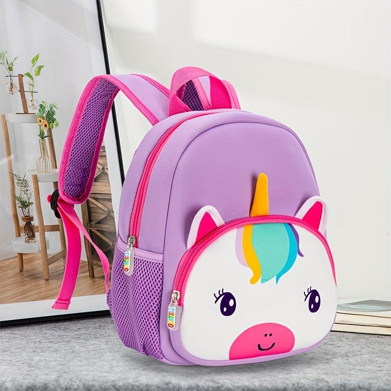 Unicorn Shark Backpack for Kindergarten Students