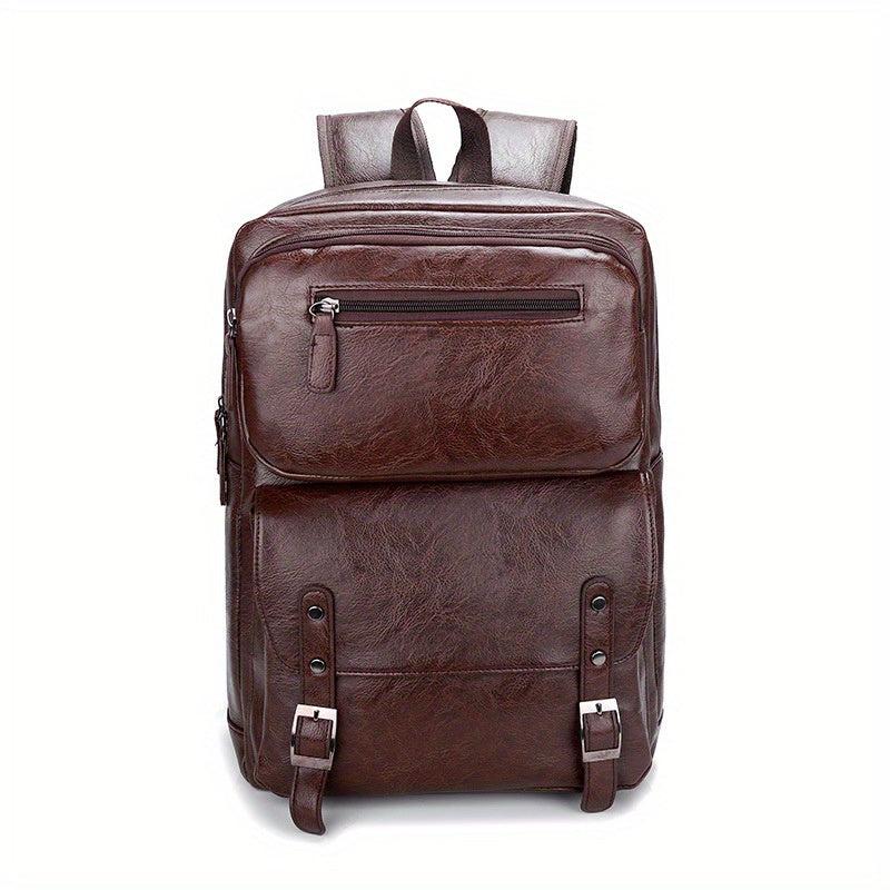 Retro Men's Business Backpack Large Capacity Travel Bag