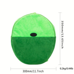 Green Backpack Adjustable Strap Casual Zipper Bag Students Schoolbag