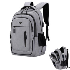 Men's Laptop Backpack USB Charging Large Capacity Travel Schoolbag