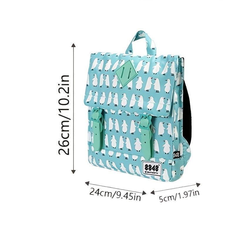 Cartoon Pattern Waterproof Backpack with Large Capacity