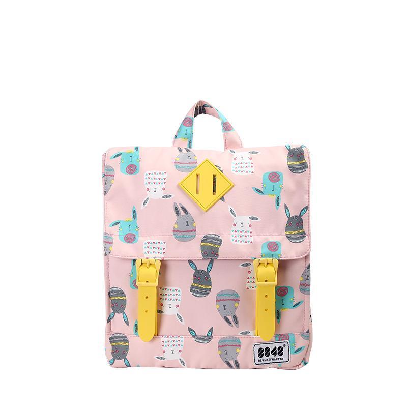 Cartoon Pattern Waterproof Backpack with Large Capacity