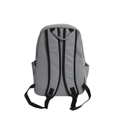 Large Capacity Solid Student Schoolbag Couple Backpack