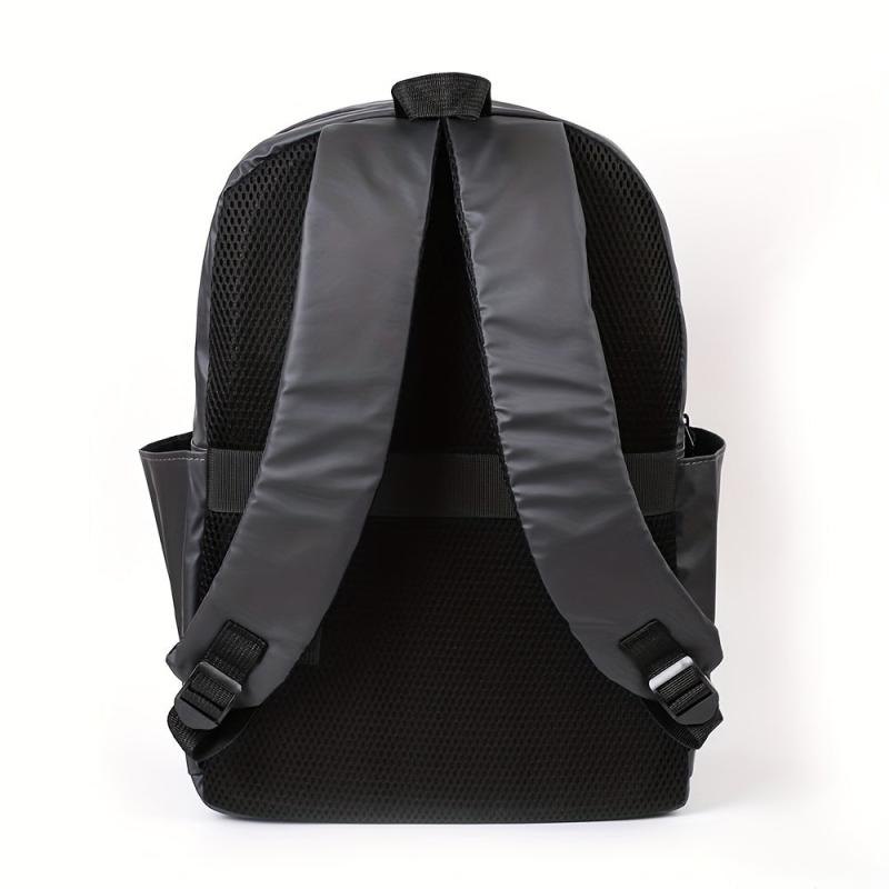 Grey Vintage Men's Daypack College Backpacks For Travel