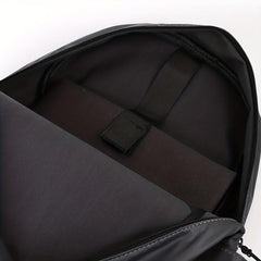 Grey Vintage Men's Daypack College Backpacks For Travel