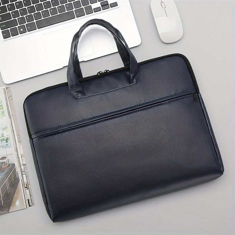 PU Leather Business Briefcase Messenger Bag Handbag For Men