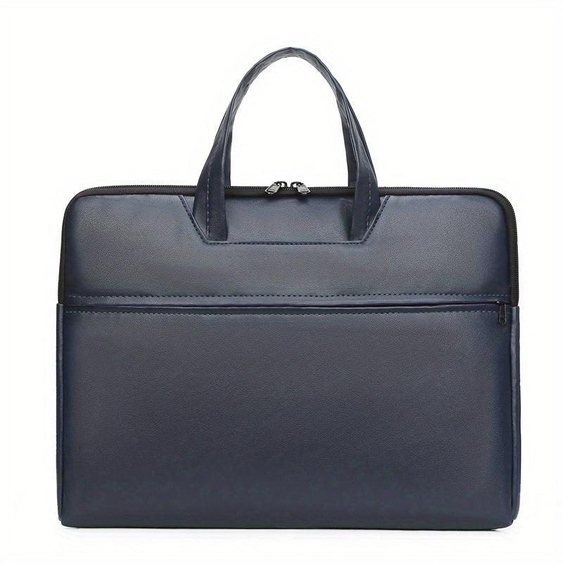 PU Leather Business Briefcase Messenger Bag Handbag For Men