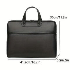 PU Leather Business Briefcase Messenger Bag Handbag For Men