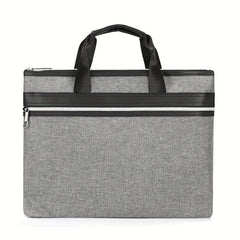 Waterproof Nylon Briefcase Zippered Document Organizer Handbag