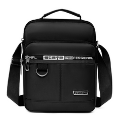 Men's Vertical Crossbody Bag Multifunctional Shoulder Briefcase