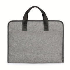 Nylon Briefcase Document Organizer Office Bag