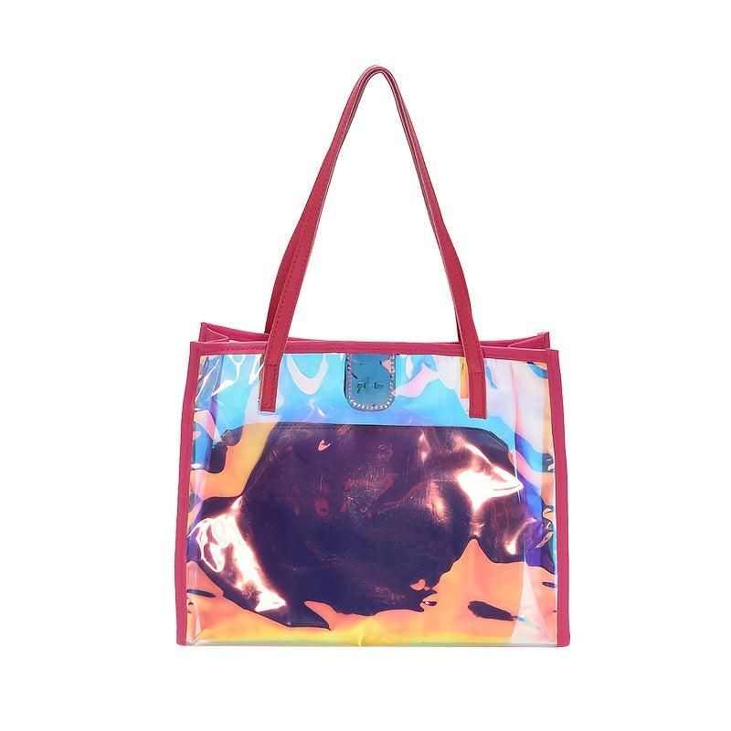 Clear Tote Bag Large capacity Handbag See Through Shoulder Bag