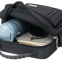 Men's Vertical Crossbody Bag Multifunctional Shoulder Briefcase
