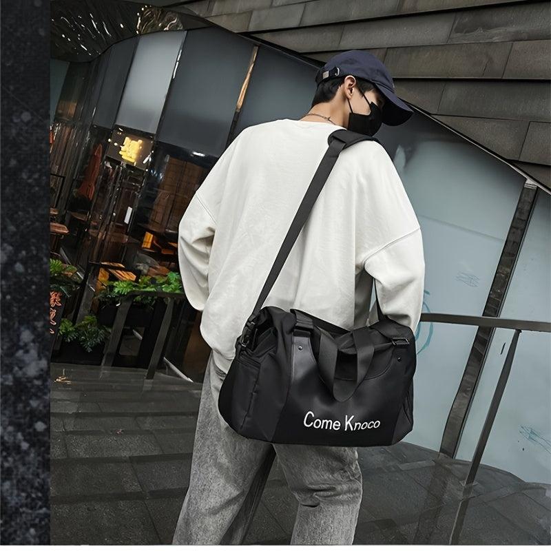Large Capacity Fitness Bag with Shoes Compartment