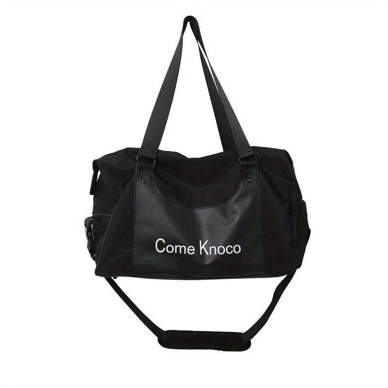 Large Capacity Fitness Bag with Shoes Compartment