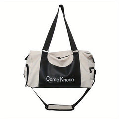 Large Capacity Fitness Bag with Shoes Compartment