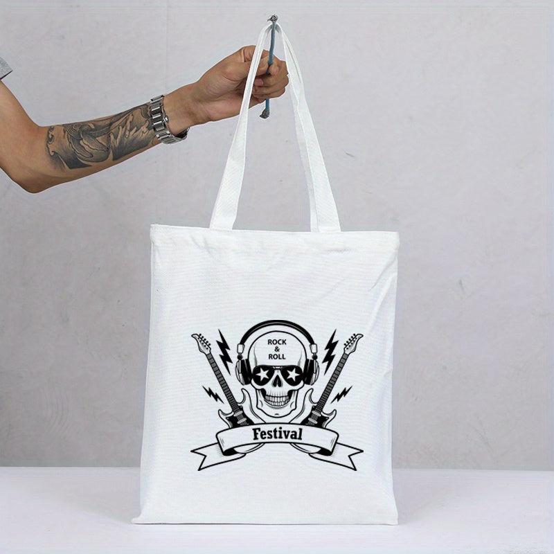 Custom Pattern Canvas Bag - Witch Hat Design