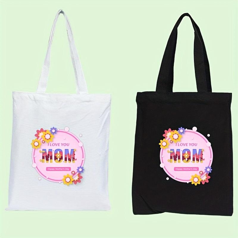 Custom Pattern Canvas Shoulder Bag - Mother's Series