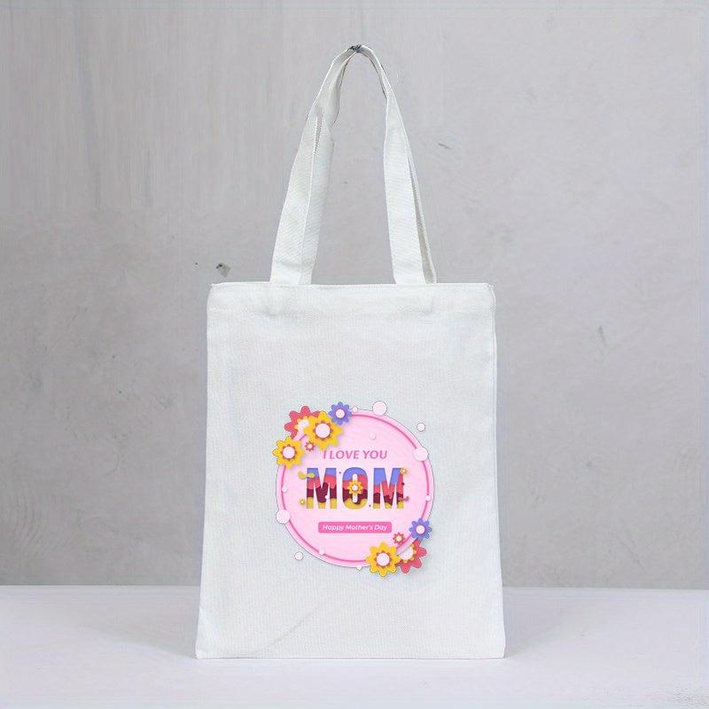 Custom Pattern Canvas Shoulder Bag - Mother's Series