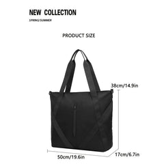 Men's Large Capacity Shoulder Bag Waterproof Crossbody Sling Chest Bag