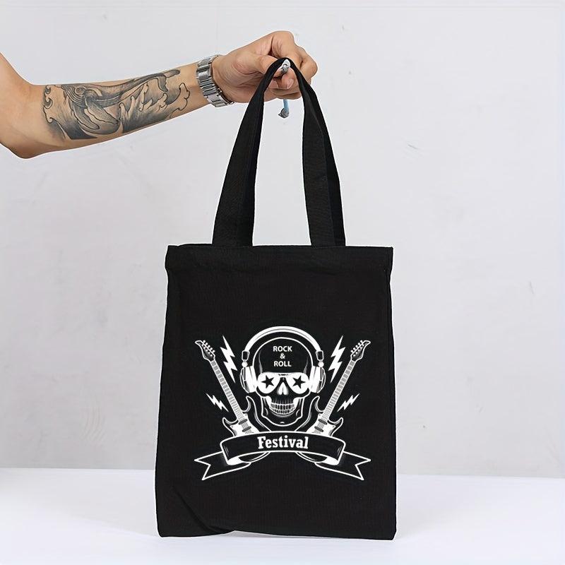 Custom Pattern Canvas Bag Men's Shopper Bag