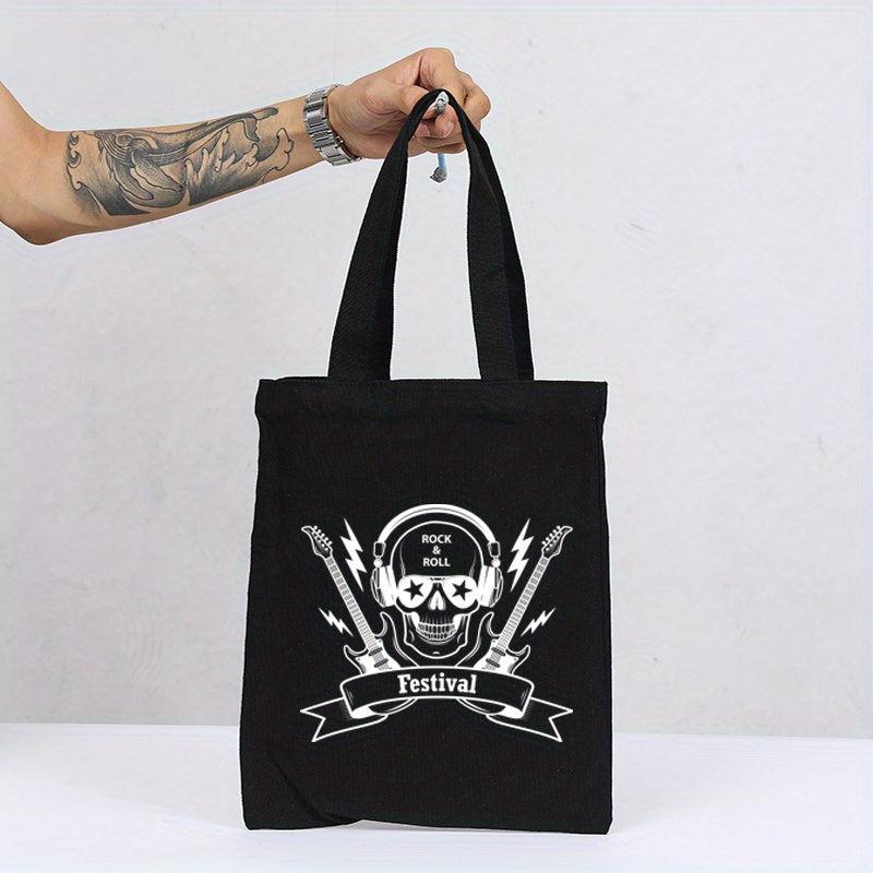 Custom Pattern Canvas Bag Men's Shopper Bag