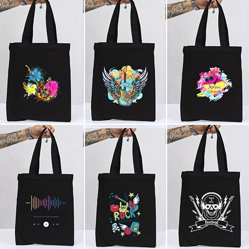 Custom Pattern Canvas Bag Men's Shopper Bag
