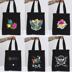 Custom Pattern Canvas Bag Men's Shopper Bag