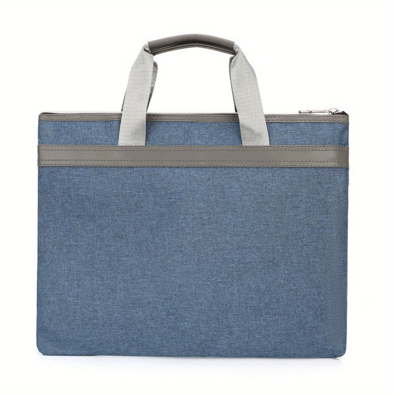 Denim Business Briefcase Handbag For Men Meeting Office