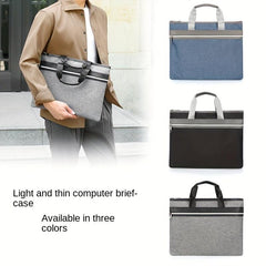 Denim Business Briefcase Handbag For Men Meeting Office