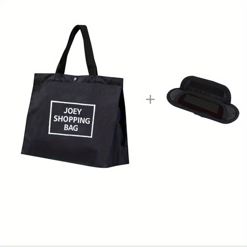Large Capacity Tote Bag Foldable Shopping Bag with Shoulder Pad