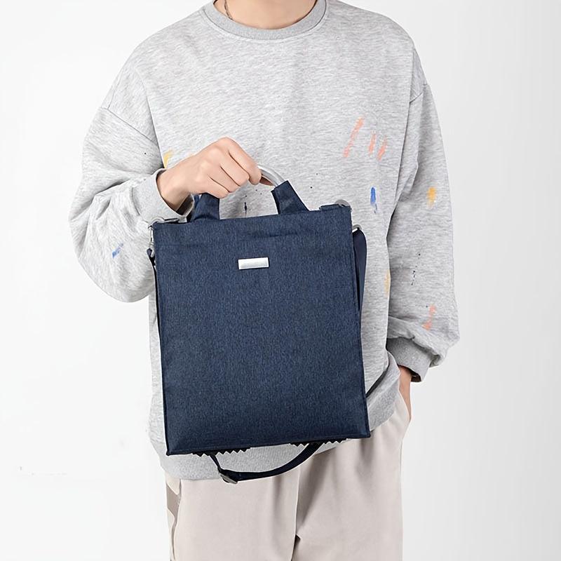 Casual Vertical Shoulder Bag for Men Travel Messenger Bag