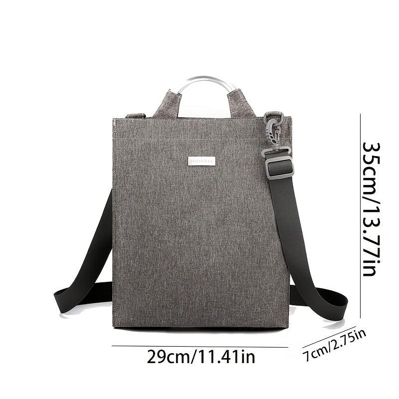 Casual Vertical Shoulder Bag for Men Travel Messenger Bag
