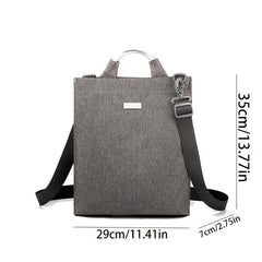 Casual Vertical Shoulder Bag for Men Travel Messenger Bag